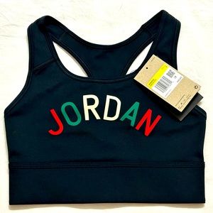 Nike Jordan x Nina Chanel Abney sports bra Size Small Black 🇯🇴 Women’s